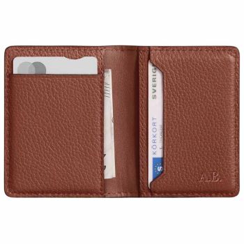 Woolnut Leather Bifold Wallet - Cognac