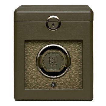 WOLF Earth Single Watch Winder - Olive