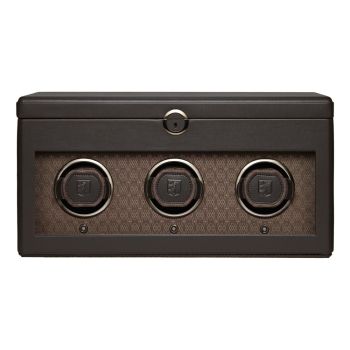 WOLF Earth Triple Watch Winder - Coffee