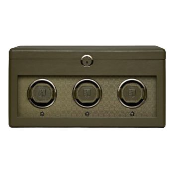 WOLF Earth Triple Watch Winder - Olive