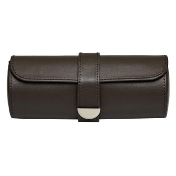 WOLF Earth Triple Watch Roll - Coffee
