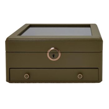 WOLF Earth Watch Stand Box - Olive