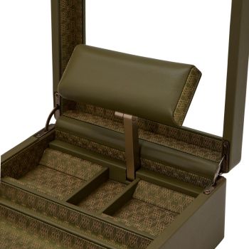WOLF Earth Watch Stand Box - Olive