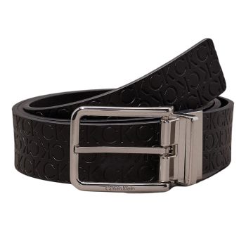 Calvin Klein Wendbarer Ledergürtel - Schwarz
