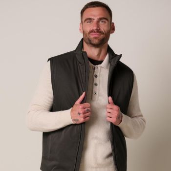 Profuomo Magnet Bodywarmer - Dark Brown