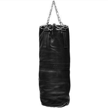 Modest Vintage Player Leather Golf Bag Cart - Black