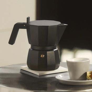 Alessi Moka Espresso-Kaffeemaschine - Schwarz