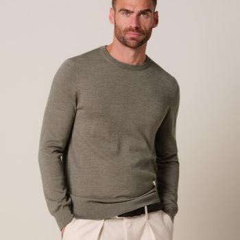Profuomo Merino Pullover - Brown