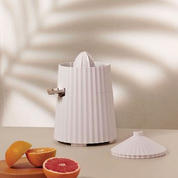 Alessi Plissé Elektrische Zitruspresse - Weiß