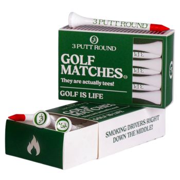 3 Putt Round Golf Tee Matches 