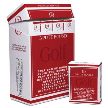 THE RED GOLF ADDICTION TEE PACK COLLECTABLE CARTON