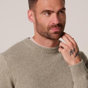 Profuomo Woolen Pullover - Beige