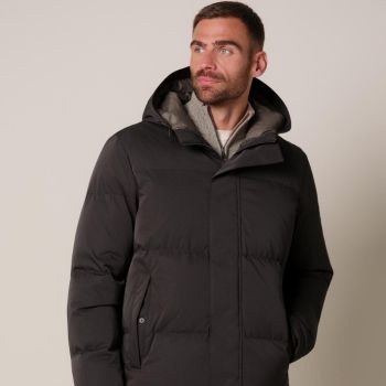 Profuomo Magnet Parka - Dark Brown