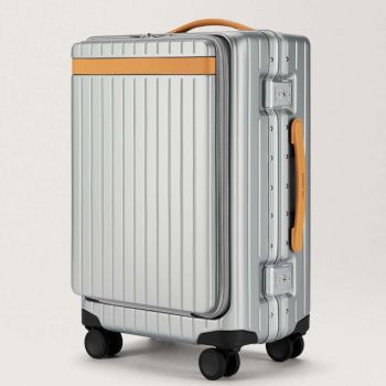 Carl Friedrik The Carry-On X - Hellgrau/Cognac