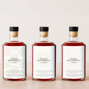 Personalisierte Alkoholfreie Italienische Bittersüße Apérol