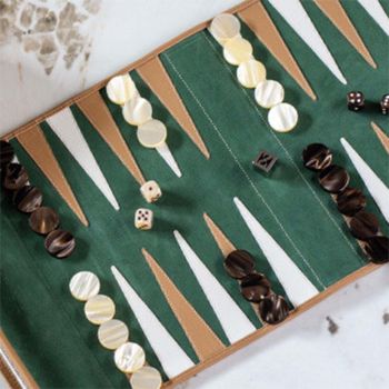 Hector Saxe Backgammon-Reiseset - Basil