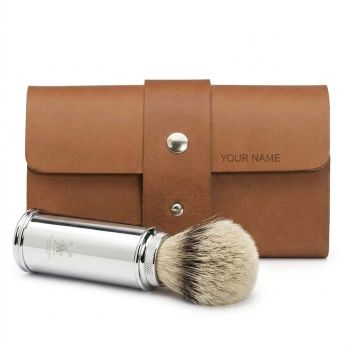 Mühle Leather Travel Case With Brush & Fusion