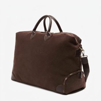 Harvard Duffel Bag Peachskin - Large - Chocolate