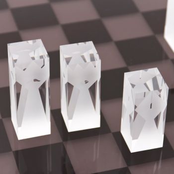 Jonathan Adler Acrylic Chess Set