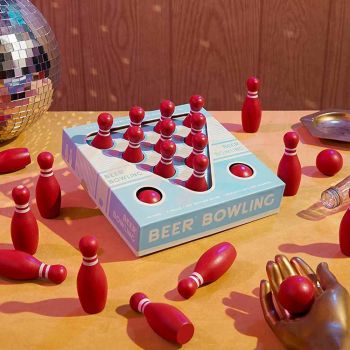 Bier-Bowling-Trinkspiel-Set
