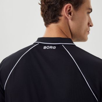 Björn Borg Ace Racquet Polo - Schwarz