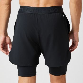 Björn Borg Borg 2-in-1 Shorts - Black