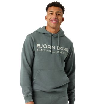Björn Borg Borg Classic Print Hoodie - Agavengrün