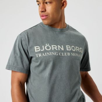 Björn Borg Borg Classic Bedrucktes T-Shirt - Agavegrün