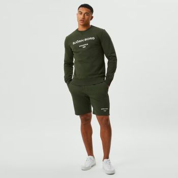 Björn Borg Borg Crew Sweatshirt - Dunkelgrün