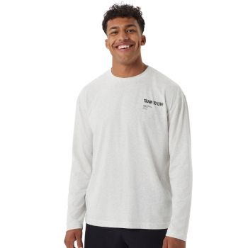 Björn Borg Borg Gym Long Sleeve T-Shirt - Light Grey