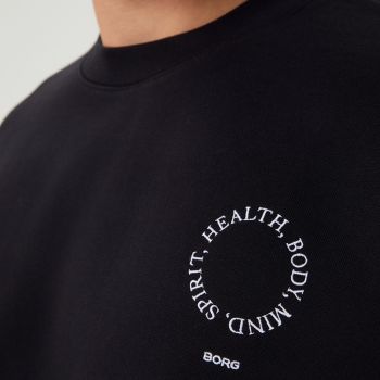 Björn Borg Borg Heavy Crew Sweatshirt - Schwarz