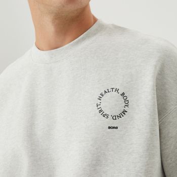Björn Borg Borg Heavy Crew Sweatshirt - Hellgrau