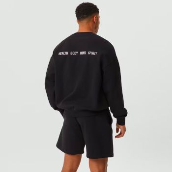 Björn Borg Borg Heavy Crew Sweatshirt - Schwarz