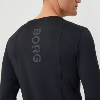 Björn Borg Borg Tech T-Shirt mit langen Ärmeln - Schwarz