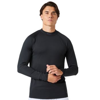 Björn Borg Borg Mock Neck Long Sleeve T-Shirt - Black