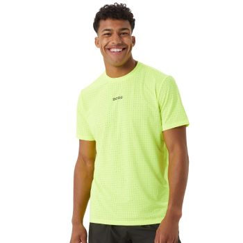 Björn Borg Borg Running Perforated T-Shirt - Safety Yellow