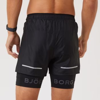 Björn Borg Borg Laufshorts 2-1 - Schwarz