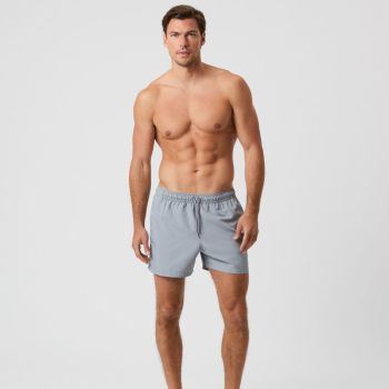 Björn Borg Borg Einfarbige Badeshorts - Blau/Grau