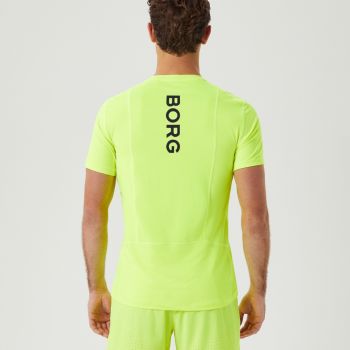 Björn Borg Borg Tech T-Shirt - fluoreszierendes Gelb