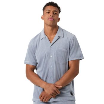 Björn Borg Borg Toweling Pool Shirt - blå/grå