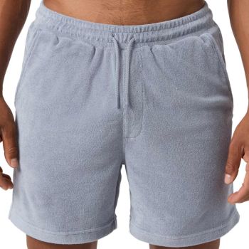 Björn Borg Borg Toweling Pool Shorts - Blue/Grey