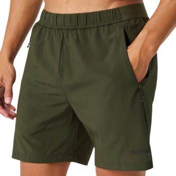 Björn Borg Borg Zip Shorts - Military Green