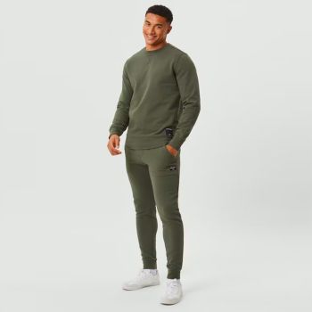 Björn Borg Centre Crew Sweatshirt - Olivgrün