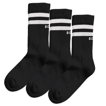 Björn Borg Core Crew Socks 3-Pack - Black