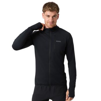 Björn Borg Borg Running Mid Layer Hood - Black