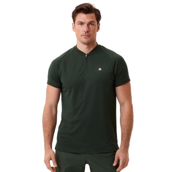 Björn Borg Ace Performance Polo mit Reißverschluss - Grün