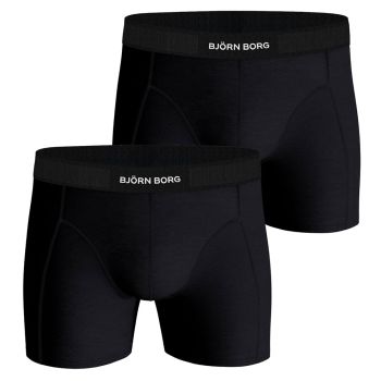 Björn Borg Premium Baumwoll-Stretch-Boxershort 2er-Pack - Schwarz