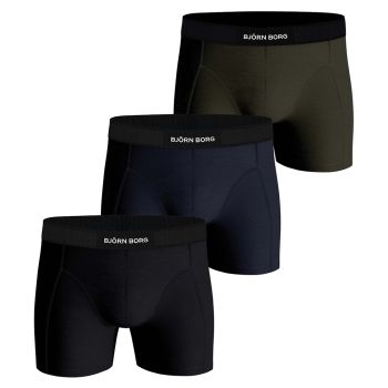 Björn Borg Premium Baumwoll-Stretch-Boxershort 3er-Pack - Mehrfarbig
