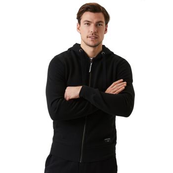 Björn Borg Centre Kapuzenpullover mit Reißverschluss - Schwarz