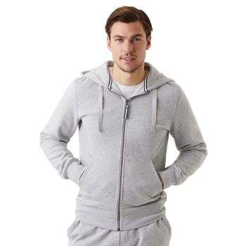 Björn Borg Centre Kapuzenpullover mit Reißverschluss - Grau
